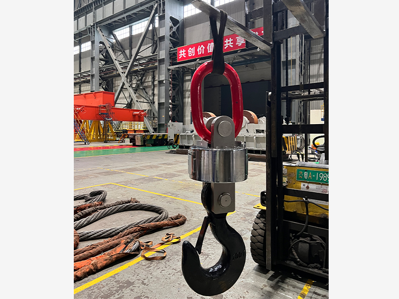 100噸 電子吊秤 安裝現(xiàn)場